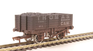 4F-052-026 DAPOL 5-plank open wagon with 9ft wheelbase "IB Thomas" - 4 - weathered - BOXED