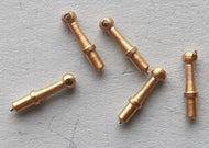 G4M55 GIBSON Brass Hand Rail Knobs -  Long, pack of 25