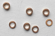 G4M67/3 GIBSON Brass Shimming Washers, 1/8inch bore, 10 of 0.25 mm thick, 10 of 0.5mm thick and 10 of 1mm thick (Copy)