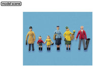 MOD-5057 MODELSCENE-Passengers Standing-Set A - OO Gauge