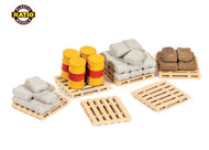 RAT-514 RATIO Pallets, Sacks and Barrels (Unpainted) - OO Gauge