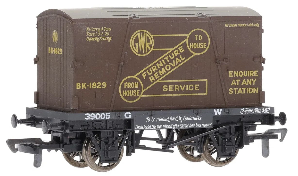 54331-8 AIRFIX GWR Conflat A with BD container - BOXED