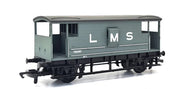 54361-9 GMR/AIRFIX (GMR) 20 Ton Brake Van LMS grey 730097 - UNBOXED