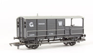 54363 GMR (AIRFIX) on Brake Van GWR 114875 Swindon Black - UNBOXED