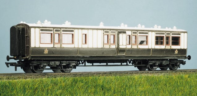 RAT-5734 RATIO LMS (ex. LNWR) Arc roof corridor bogie coach brake third kit- OO Gauge (Copy)