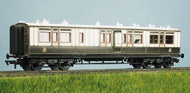 RAT-5734 RATIO LMS (ex. LNWR) Arc roof corridor bogie coach brake third kit- OO Gauge (Copy)
