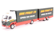 C59516 CORGI Volvo Short Wheelbase Lorry with Trailer - 'Eddie Stobart' 1:64 - BOXED