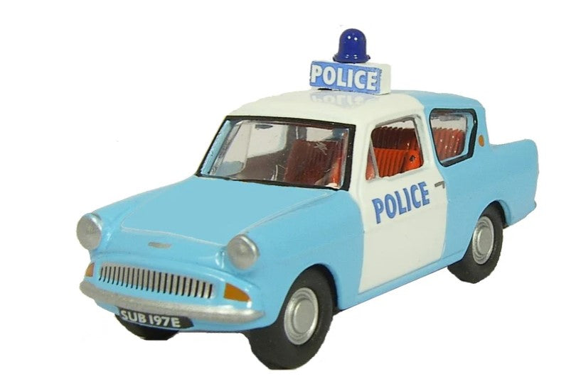 76105003 OXFORD DIECAST Ford Anglia 105E Police Car - UNBOXED