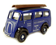 EM76604  CLASSIX Morris J van in "Ted Johnson Painter & Decorator" in blue livery - BOXED