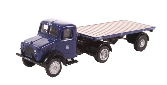 76BD022 OXFORD DIECAST  Bedford OX Flatbed Trailer 