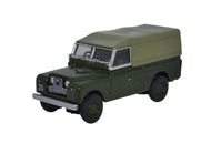 76LAN2011 OXFORD DIECAST Landrover Series 2 canvas back bronze green