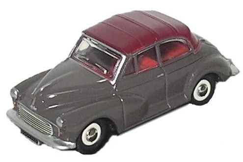 76MMC001 OXFORD DIECAST Morris Minor Convertible, closed roof, Taupe and rose - UNBOXED