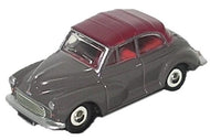 76MMC001 OXFORD DIECAST Morris Minor Convertible, closed roof, Taupe and rose - UNBOXED