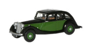 76RK003 OXFORD DIECAST Riley Kestrel, green and black - UNBOXED