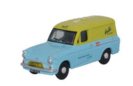 76ANG008 OXFORD DIECAST Ford Anglia van in 'Walls' livery