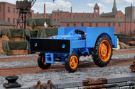 76FTRS001 OXFORD RAIL  Fordson Tractor Rail shunter in Blue