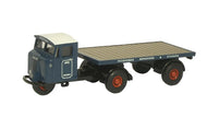 76MH007 OXFORD DIECAST Mechanical Horse and Flatbed Trailer - UNBOXED