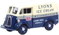 76MJ013 OXFORD DIECAST Morris "J" type van "LYONS ICE CREAM"