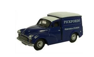 76MM050 OXFORD DIECAST Morris Minor van in "PICKFORDS" blue livery