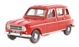 76RN002 OXFORD DIECAST  Renault 4 in red