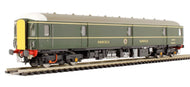 HEL-89901-DCC HELJAN Class 128 parcels DPU M55987 in BR green with speed whiskers and Midland style fronts, DCC Fitted  - BOXED