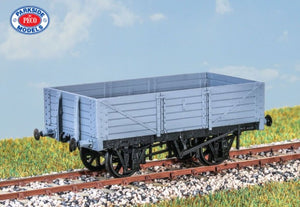 PC75 PARKSIDE GWR RCH 5 Plank Mineral Wagon Kit - includes metal wheels & transfers