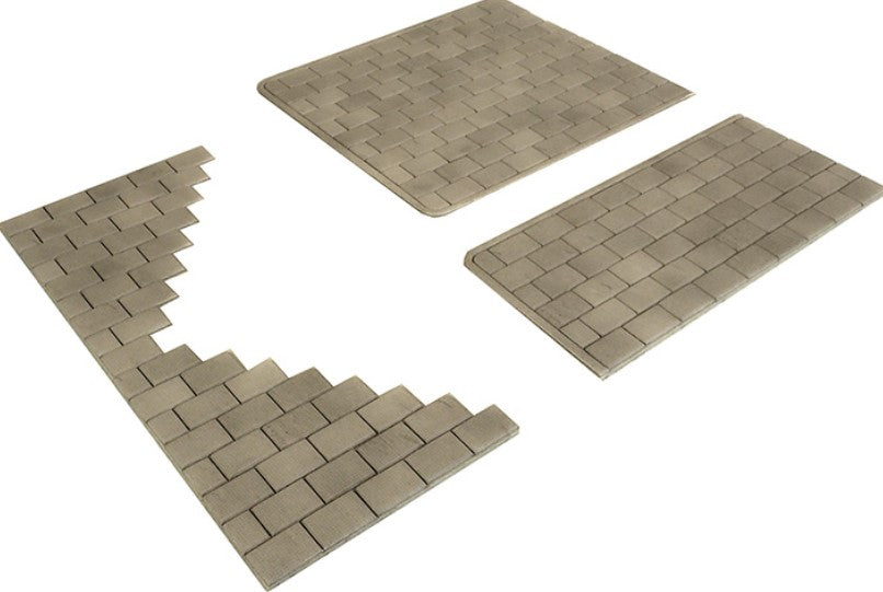 PO210 METCALFE Self Adhesive Paving Slabs - OO scale