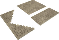 PO210 METCALFE Self Adhesive Paving Slabs - OO scale