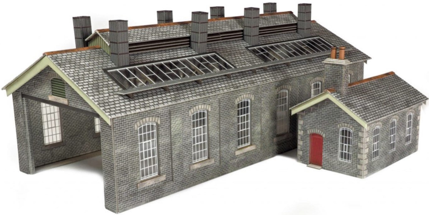 PO337 METCALFE Settle & Carlisle 2 Road Stone Engine Shed - OO scale