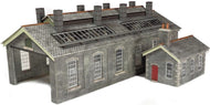 PO337 METCALFE Settle & Carlisle 2 Road Stone Engine Shed - OO scale