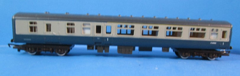 R089-E14090 HORNBY BR Mk2ABFK Brake First corridor in Blue Grey livery E14090- UNBOXED