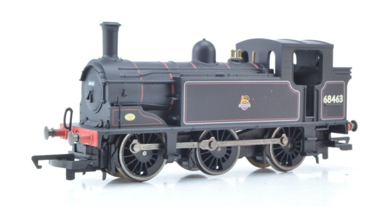 R2155B HORNBY Class J83 0-6-0T 68463 in BR Black Motor fitted but no DCC socket. Ringfield motor - UNBOXED