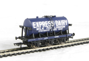 R6378 HORNBY LMS 6-wheel milk tank wagon 44190 Express Dairy - BOXED