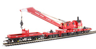 R6602 HORNBY 75 Ton Breakdown Crane in BR (Red) - BOXED