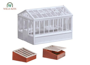 SS20 WILLS Greenhouse and Cold Frames Kit (Includes glazing material)