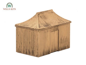 SS35 WILLS Pagoda, Corrugated Iron Hut Kit