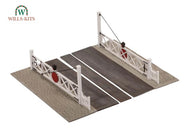 SS56 Level Crossing Gates Kit (includes pedestrian wicket gates) - OO Gauge