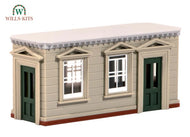 SS78 WILLS Timber Island Platform Shelter Kit