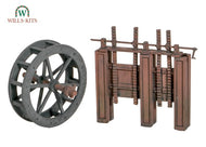 SS84 WILLS Waterwheel and Sluice Gates Kit (Included In The Water Mill Kit CK22),