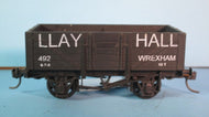 B305-K01 DAPOL 75 Plank open wagon "LLAY HALL"  - KADEE - UNBOXED