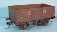 B328-K01 DAPOL 7-plank open coal wagon in SR brown - 37425, weathered - KADEE - UNBOXED