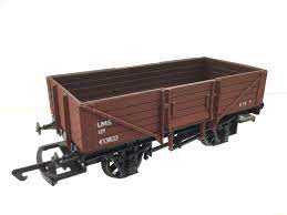 B3 DAPOL 5 plank open wagon LMS brown 413833 - BOXED