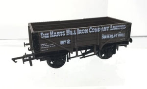 B415 DAPOL 5 Plank Wagon "HARTS HILL IRON COMPANY LTD" - UNBOXED