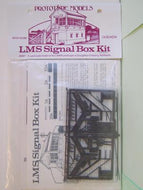 BM7 PROTOTYPE MODELS L.M.S. Signal Box Kit - card/plastic building kit - OO gauge