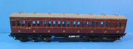 BMTC075 LMS non- corridor Third Class coach with gas lighting - UNBOXED