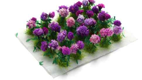BMTS-002 BMT Miniature purple flower clusters - Tulip pack of 20