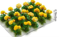 BMTS001 BMT Miniature flower clusters - yellow pack of 20