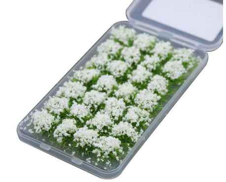 BMTS-004 BMT Miniature white flower clusters - pack of 28