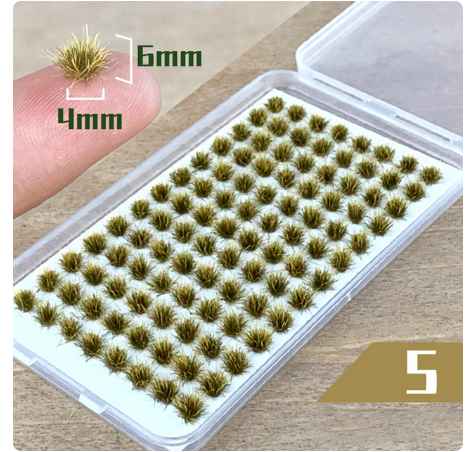 BMTS-008 BMT Static grass tufts - light green - pack of 104 pieces