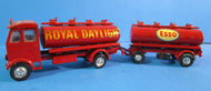 BMTV033 AEC MonarchPetrol Tanker with tank trailer (kit built) - UNBOXED